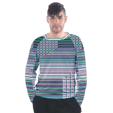 Gradient (103) Men s Long Sleeve Raglan Tee by Sparkle