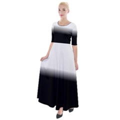 Gradient Half Sleeves Maxi Dress by Sparkle