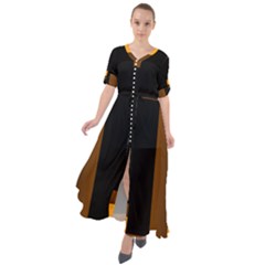 Gradient Waist Tie Boho Maxi Dress by Sparkle