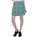 Abstract Illustration With Eyes Tennis Skirt View1