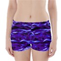 Purple  Waves Abstract Series No2 Boyleg Bikini Wrap Bottoms View1