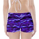 Purple  Waves Abstract Series No2 Boyleg Bikini Wrap Bottoms View2