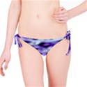 Purple  Waves Abstract Series No3 Bikini Bottom View1