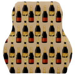 Champagne For The Holiday Car Seat Velour Cushion  by SychEva