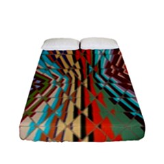 Digital Illusion Fitted Sheet (full/ Double Size) by Sparkle