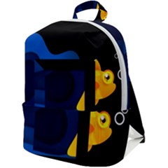 Digital Illusion Zip Up Backpack by Sparkle