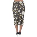 Folk flowers print Floral pattern Ethnic art Midi Pencil Skirt View2