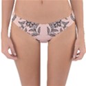 Floral folk damask pattern  Reversible Hipster Bikini Bottoms View3