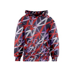 3d Lovely Geo Lines Vii Kids  Pullover Hoodie by Uniqued