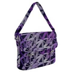 3d Lovely Geo Lines  Iv Buckle Messenger Bag by Uniqued