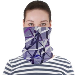 3d Lovely Geo Lines Ix Face Seamless Bandana (adult) by Uniqued