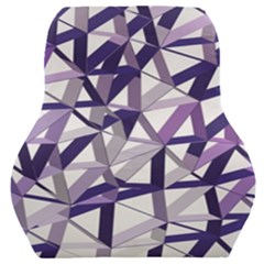 3d Lovely Geo Lines X Car Seat Back Cushion  by Uniqued