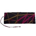 3D Lovely GEO Lines XI Roll Up Canvas Pencil Holder (S) View1
