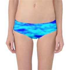 Blue Waves Abstract Series No12 Classic Bikini Bottoms by DimitriosArt