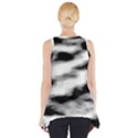 Black Waves Abstract Series No 2 Side Drop Tank Tunic View2