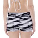 Black Waves Abstract Series No 2 Boyleg Bikini Wrap Bottoms View2