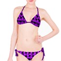 Weaved bubbles at Strings, purple, violet color Classic Bikini Set View1