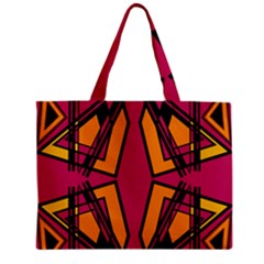 Abstract Geometric Design    Zipper Mini Tote Bag by Eskimos