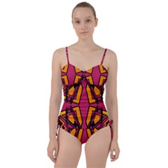 Abstract Geometric Design    Sweetheart Tankini Set by Eskimos
