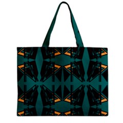 Abstract Geometric Design    Zipper Mini Tote Bag by Eskimos