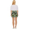 Floral pattern paisley style Paisley print.  Mini Front Wrap Skirt View4