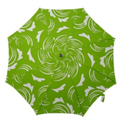 Folk Flowers Print Floral Pattern Ethnic Art Hook Handle Umbrellas (small) by Eskimos