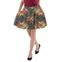 Abstract geometric design    A-Line Pocket Skirt View1