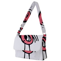 Cute Baby Monster Isolated Drawing Full Print Messenger Bag (l) by dflcprintsclothing