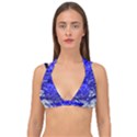 Blue Waves Flow Series 1 Double Strap Halter Bikini Top View1