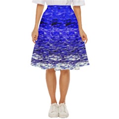 Blue Waves Flow Series 1 Classic Short Skirt by DimitriosArt