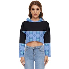Digitaldesign Women s Lightweight Cropped Hoodie by Sparkle