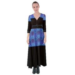 Digitaldesign Button Up Maxi Dress by Sparkle