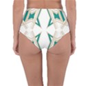 Abstract pattern geometric backgrounds   Reversible High-Waist Bikini Bottoms View4
