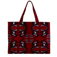Abstract Pattern Geometric Backgrounds   Zipper Mini Tote Bag by Eskimos