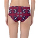 Abstract pattern geometric backgrounds   Mid-Waist Bikini Bottoms View2