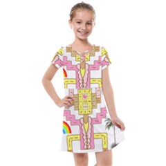 Music And Other Stuff Kids  Cross Web Dress by bfvrp