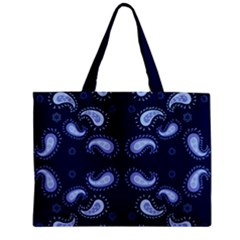 Floral Pattern Paisley Style Paisley Print   Zipper Mini Tote Bag by Eskimos
