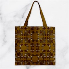 Abstract Pattern Geometric Backgrounds   Zipper Grocery Tote Bag by Eskimos