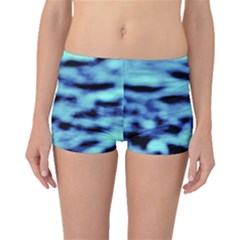 Blue Waves Flow Series 4 Boyleg Bikini Bottoms by DimitriosArt
