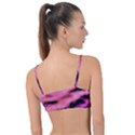 Pink  Waves Flow Series 2 Knot Up Bikini Top View2