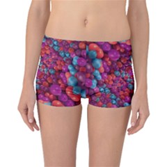 Colorful Spheres Motif Print Design Pattern Boyleg Bikini Bottoms by dflcprintsclothing