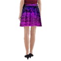 Magenta Waves Flow Series 1 A-Line Pocket Skirt View2