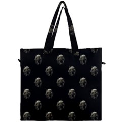 Creepy Head Sculpture With Respirator Motif Pattern Canvas Travel Bag by dflcprintsclothing