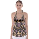 Abstract pattern geometric backgrounds   Babydoll Tankini Top View1