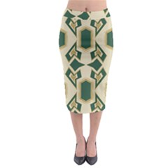Abstract Pattern Geometric Backgrounds   Midi Pencil Skirt by Eskimos