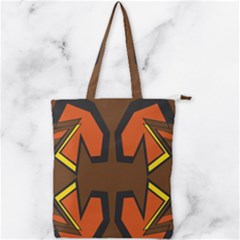 Abstract Pattern Geometric Backgrounds   Double Zip Up Tote Bag by Eskimos