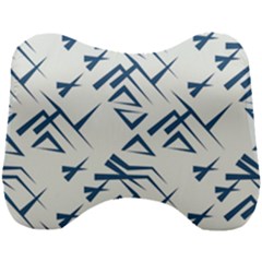 Abstract Pattern Geometric Backgrounds   Head Support Cushion by Eskimos