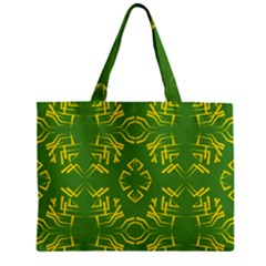 Abstract Pattern Geometric Backgrounds   Zipper Mini Tote Bag by Eskimos