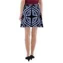 Abstract pattern geometric backgrounds   A-Line Pocket Skirt View2