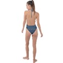 Abstract pattern geometric backgrounds   Backless Halter One Piece Swimsuit View2